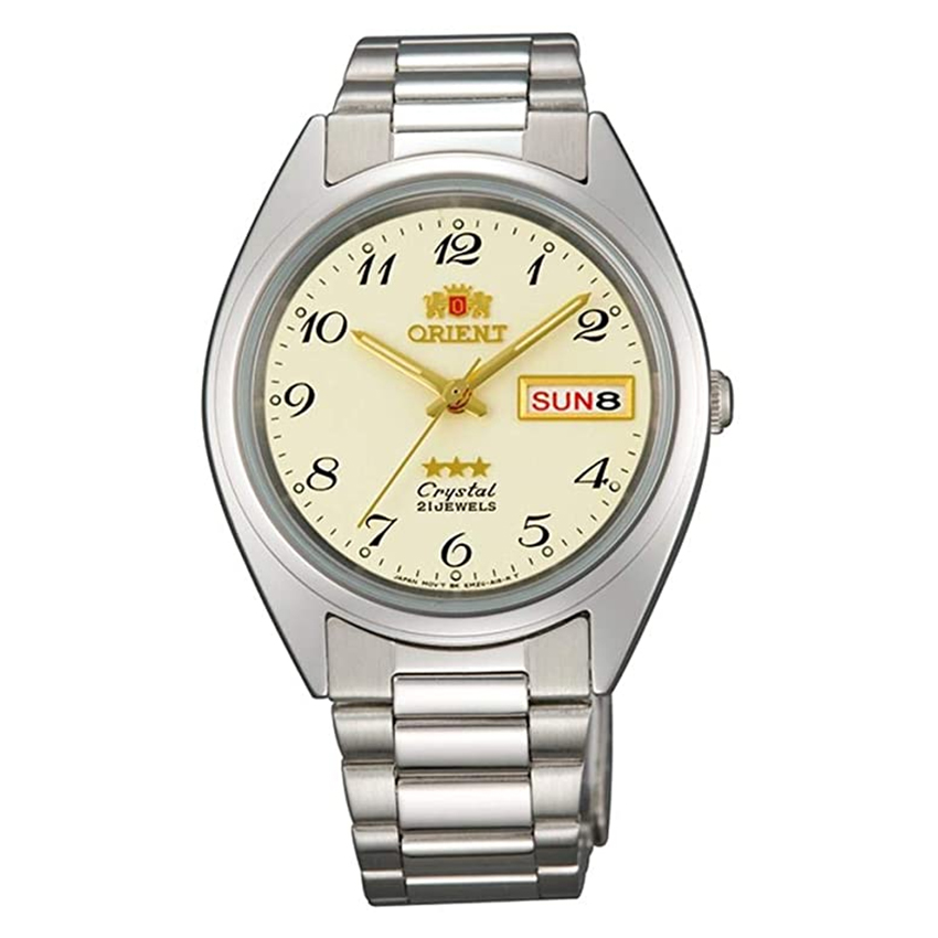 Reloj Orient Automático Plateado Fab00009w9 Original Hombre