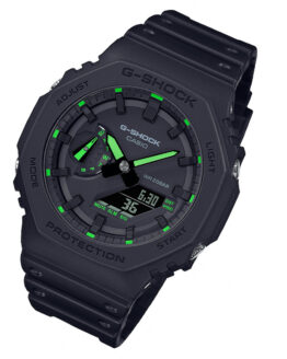 Reloj Casio G-Shock GA-2100-1A3ER Utility Black Verde