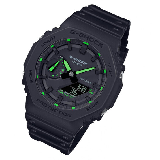 Reloj Casio G-Shock GA-2100-1A3ER Utility Black Verde